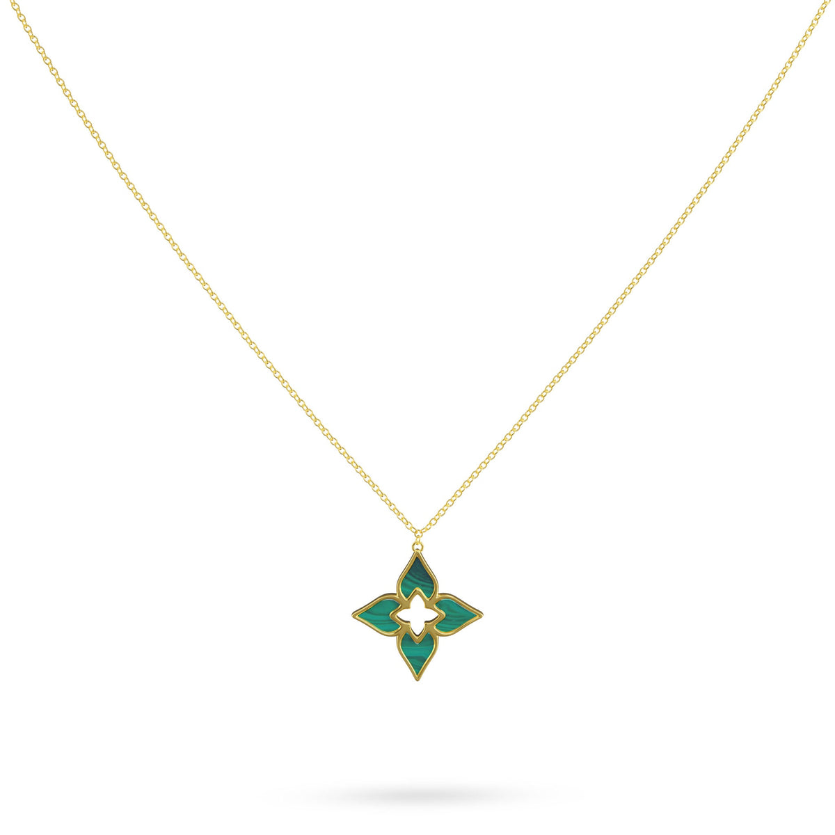 Necklace Tulip Twilight Louzan jewellery - Green