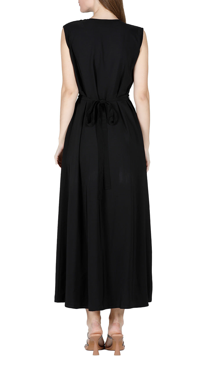 Louzan inner abaya black