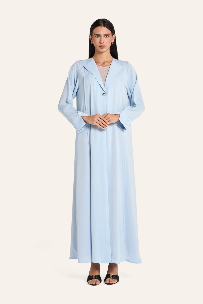 Louzan Coloured Abaya LN2707 Powder Blue – 2