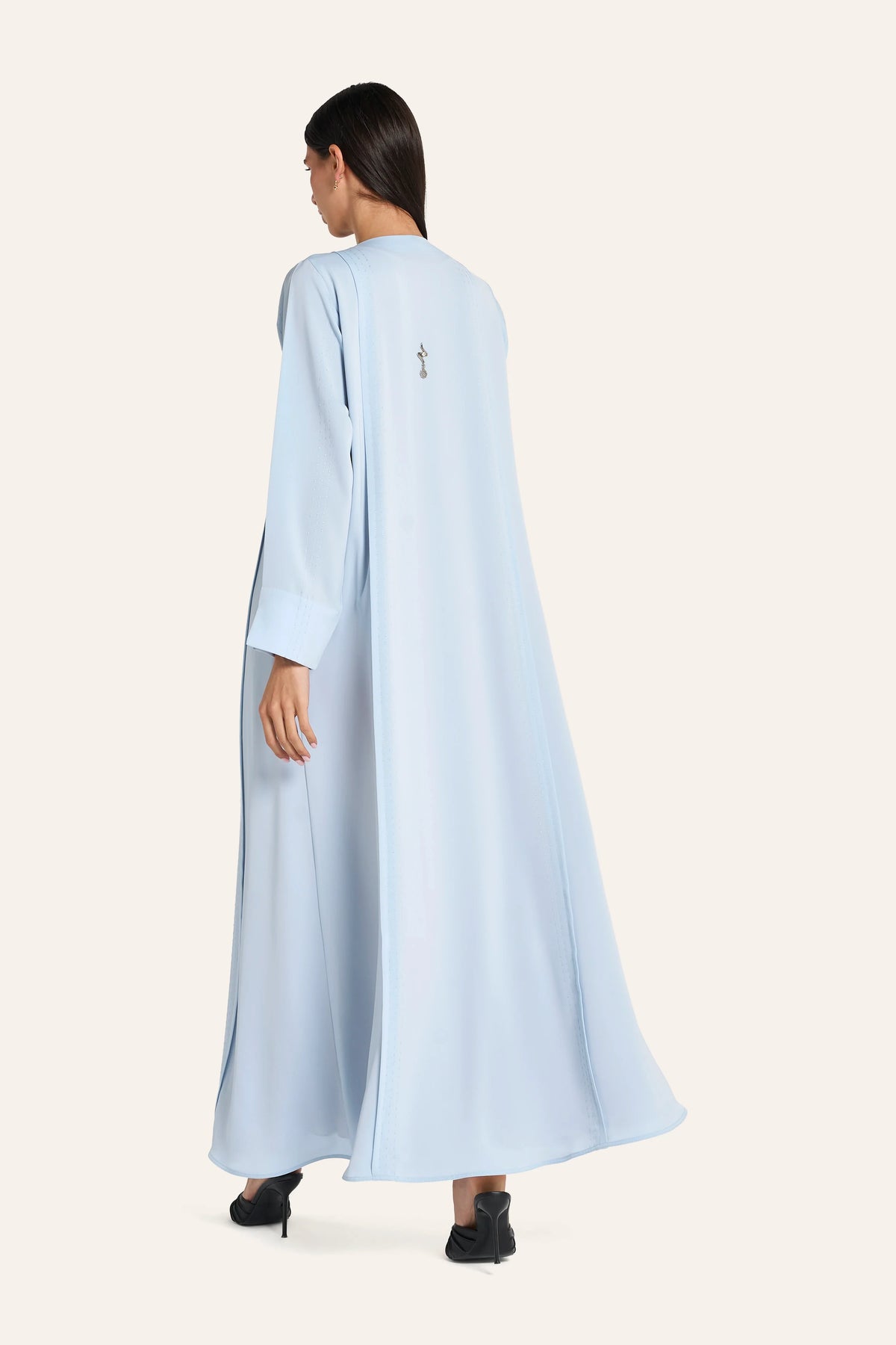 Louzan Coloured Abaya LN2707 Powder Blue – 4