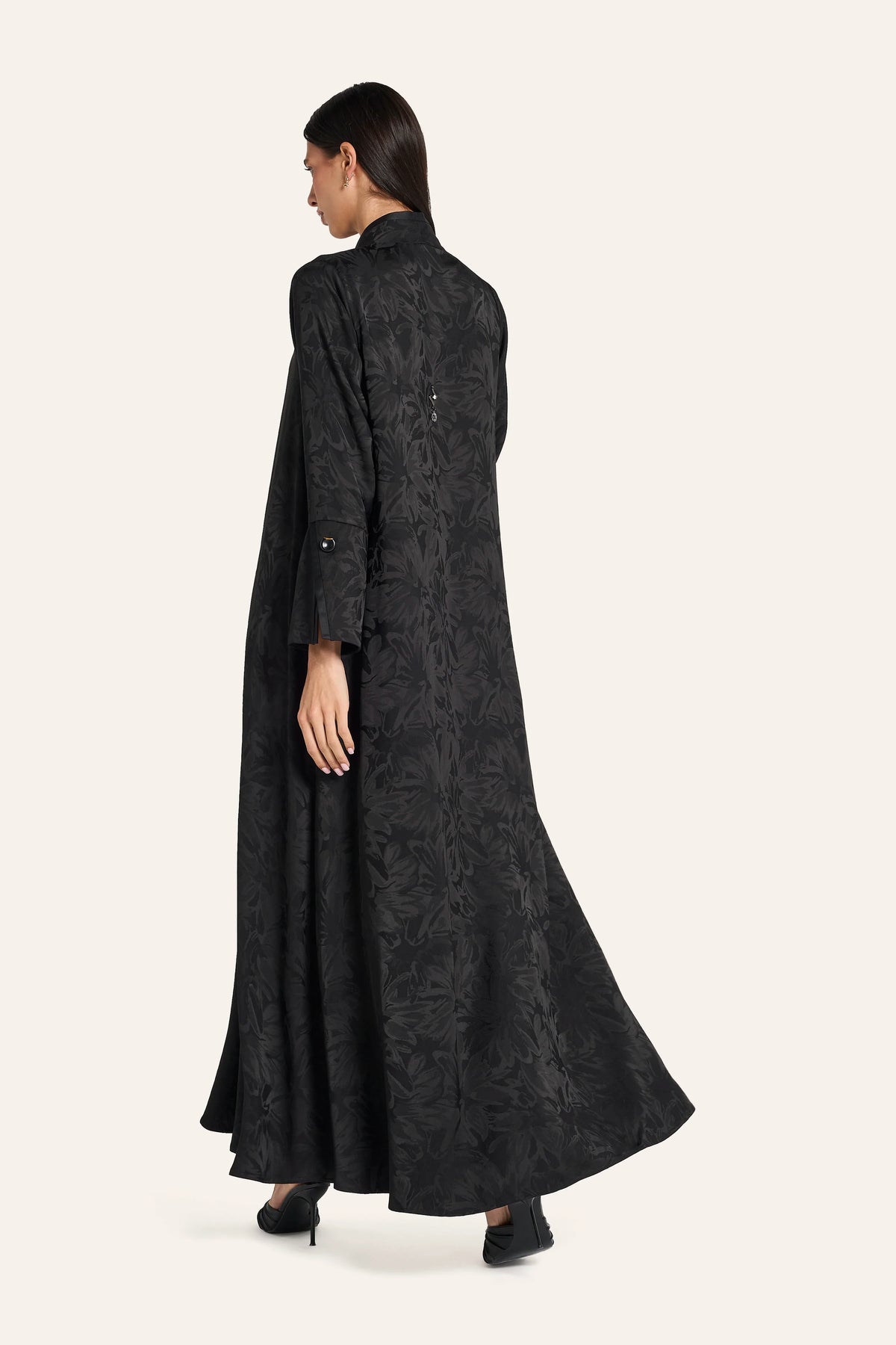 Louzan Classic Abaya DF118 Black – 4