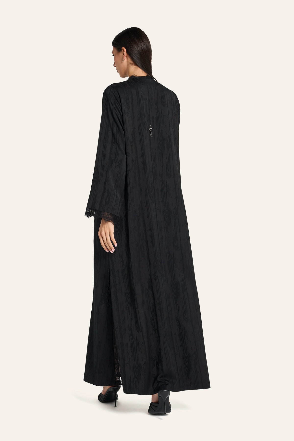 Louzan Classic Abaya DF121 Black – 4