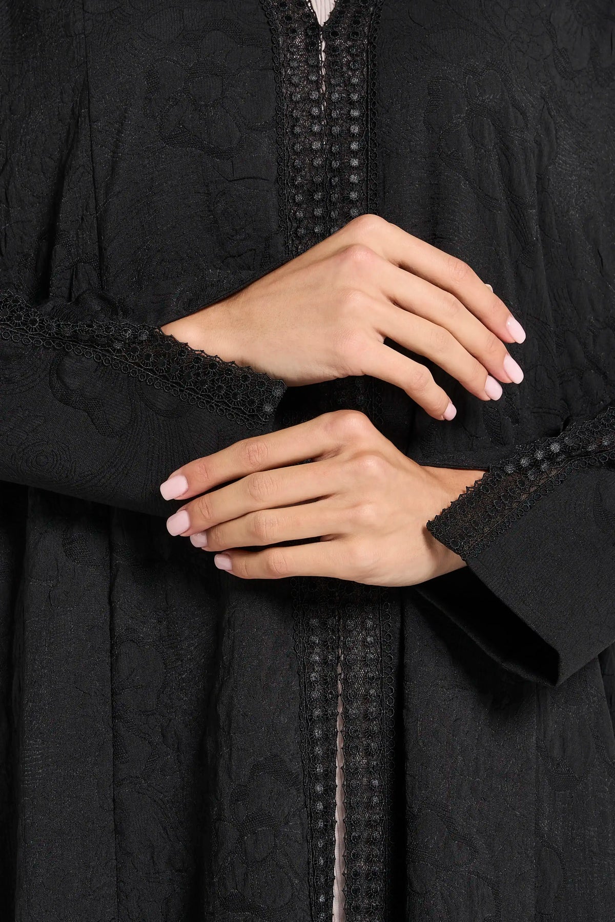 Louzan Classic Abaya DF122 Black – 5