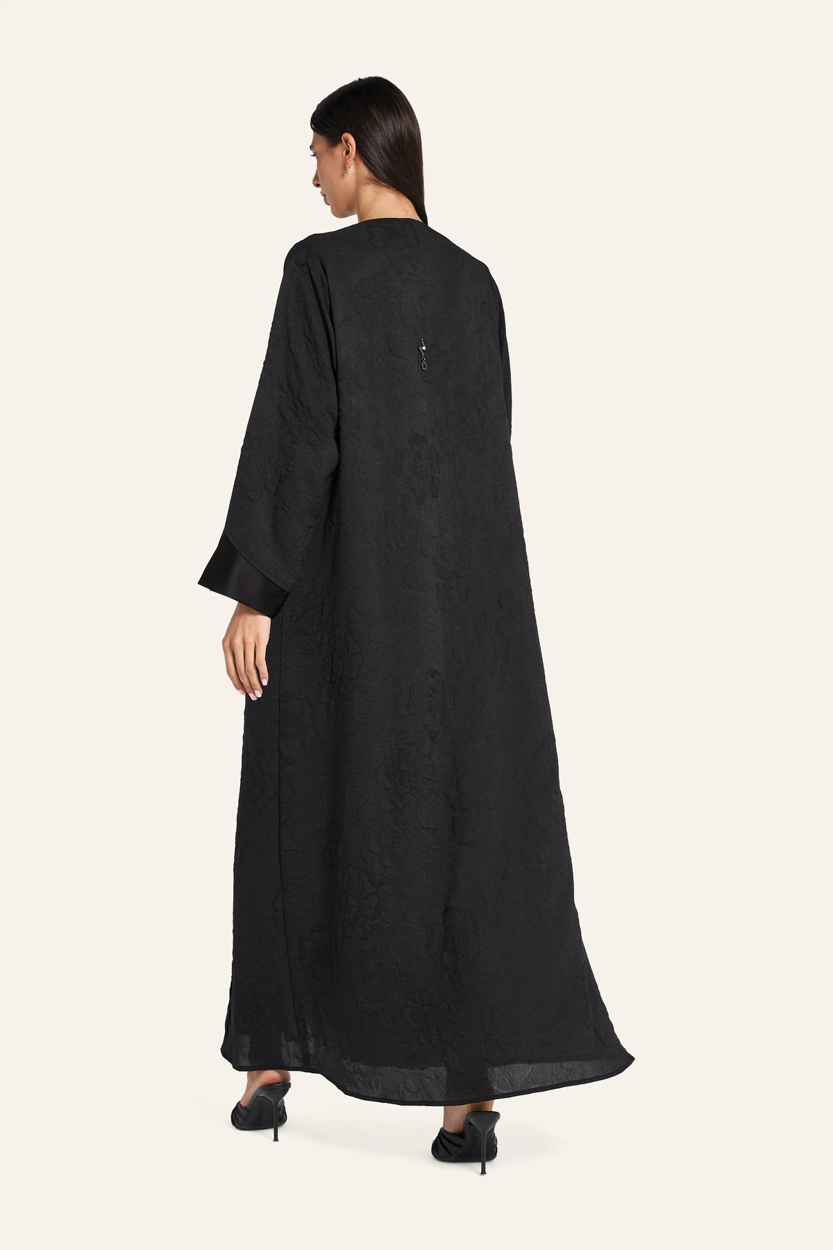 Louzan Classic Abaya DF123 Black – 4