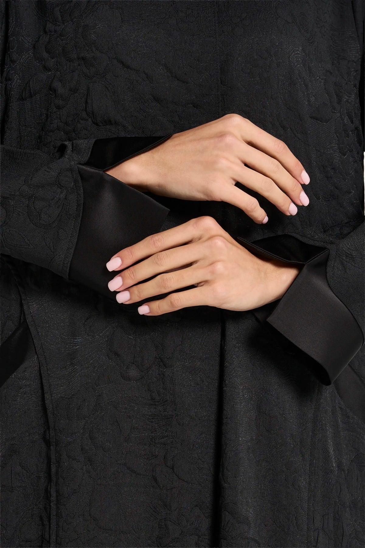 Louzan Classic Abaya DF123 Black – 5