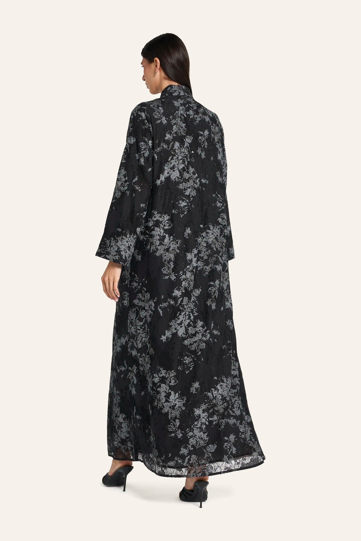 Louzan Classic Abaya DF124 Black – 4