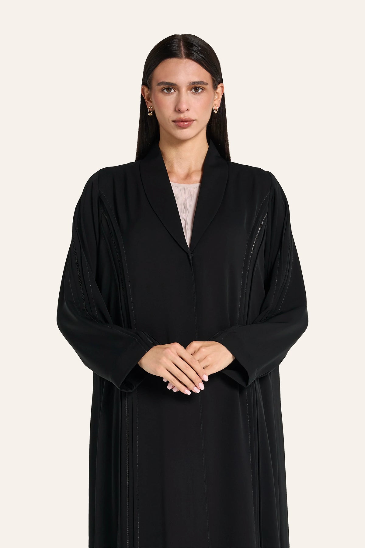 Louzan Classic Abaya LN2709 Black – 1