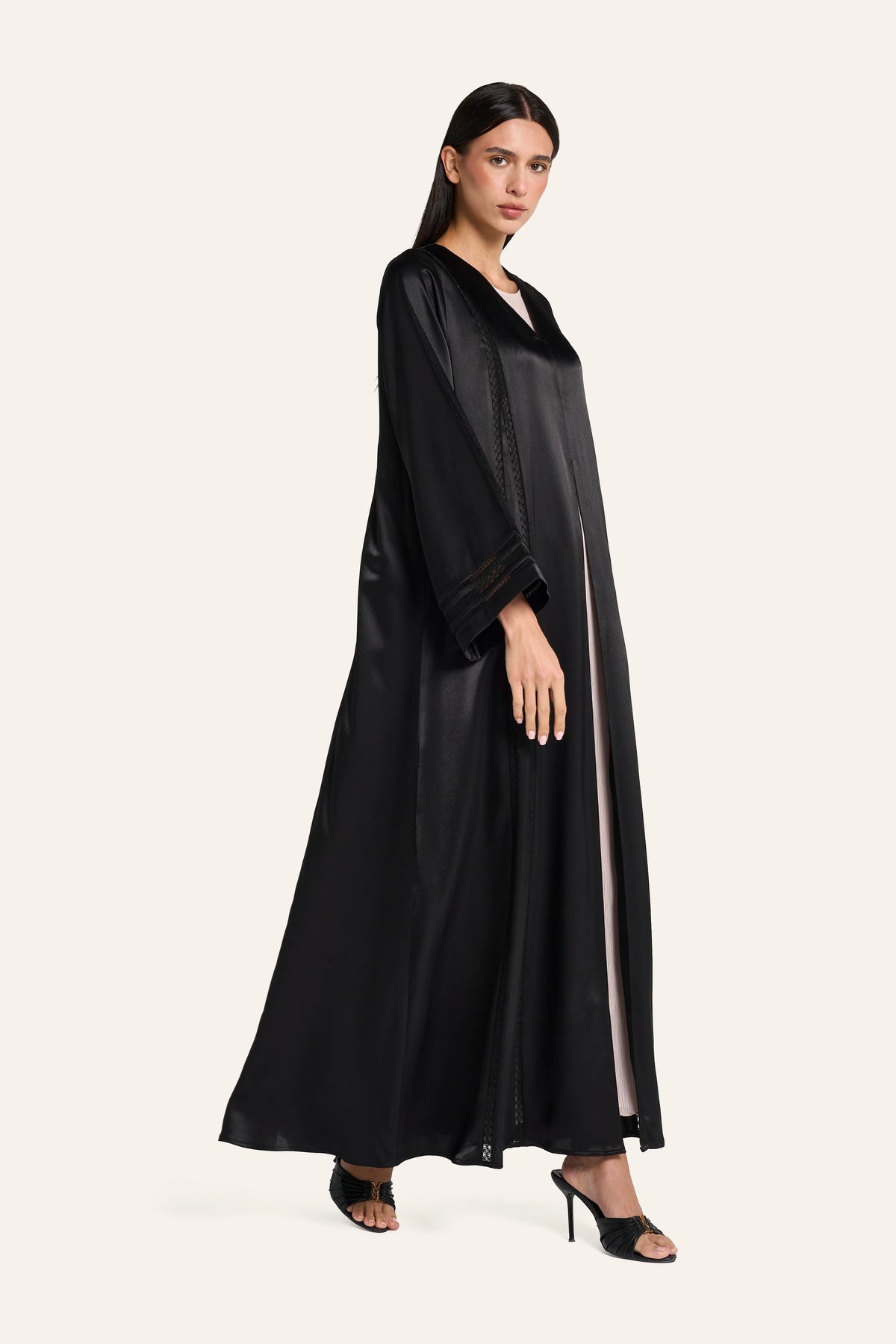 Louzan Everyday Abaya DF128 Black – 3