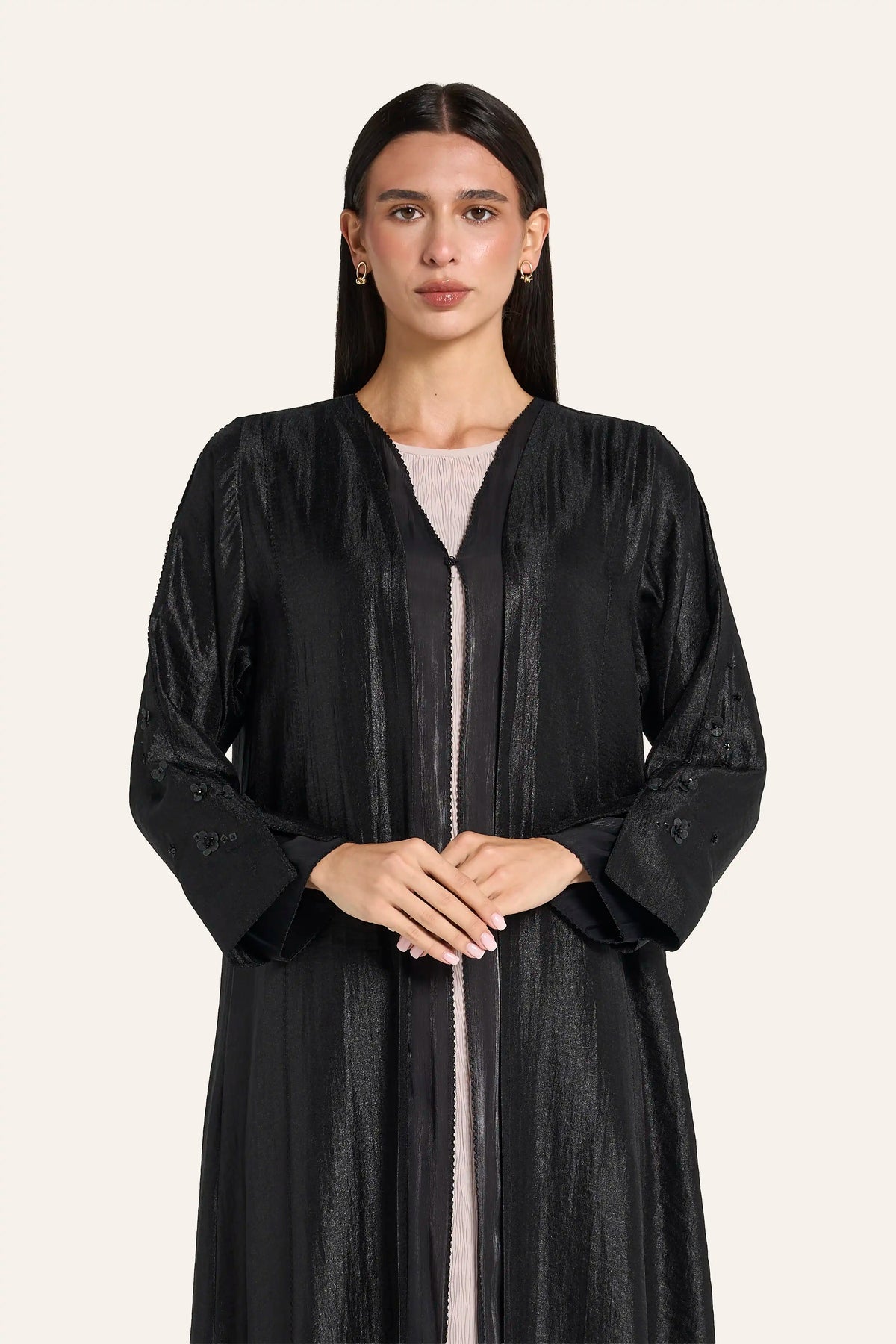 Louzan Everyday Abaya LN2708 Black – 1