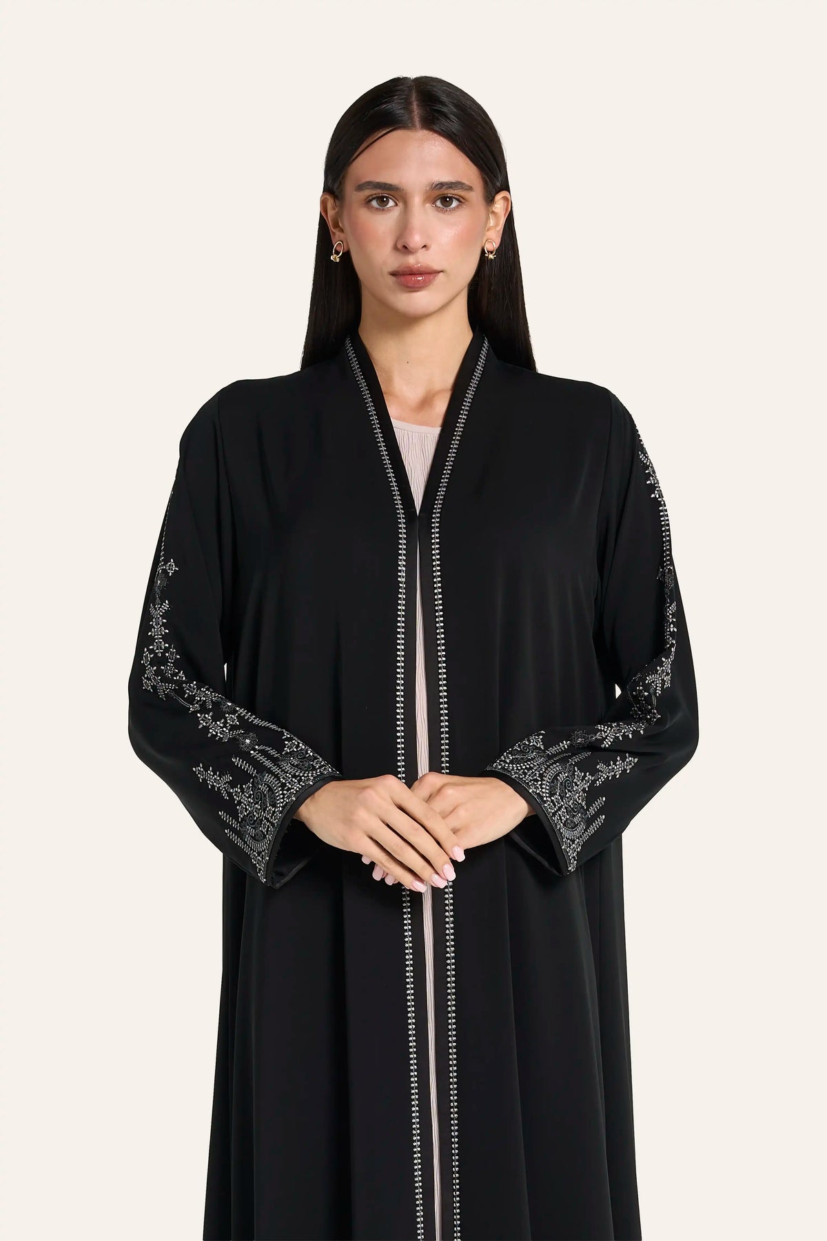 Louzan Special Edition Abaya SP117 Black – 1