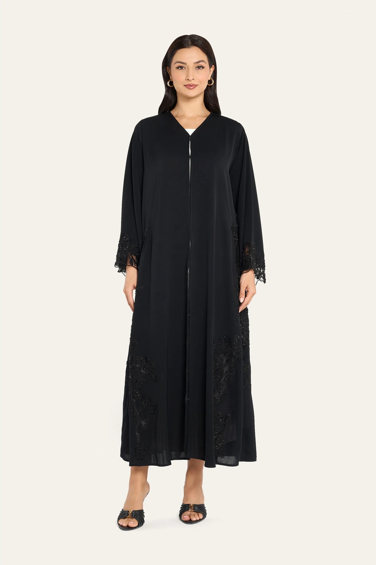 Louzan Black Abaya LN2279-OD
