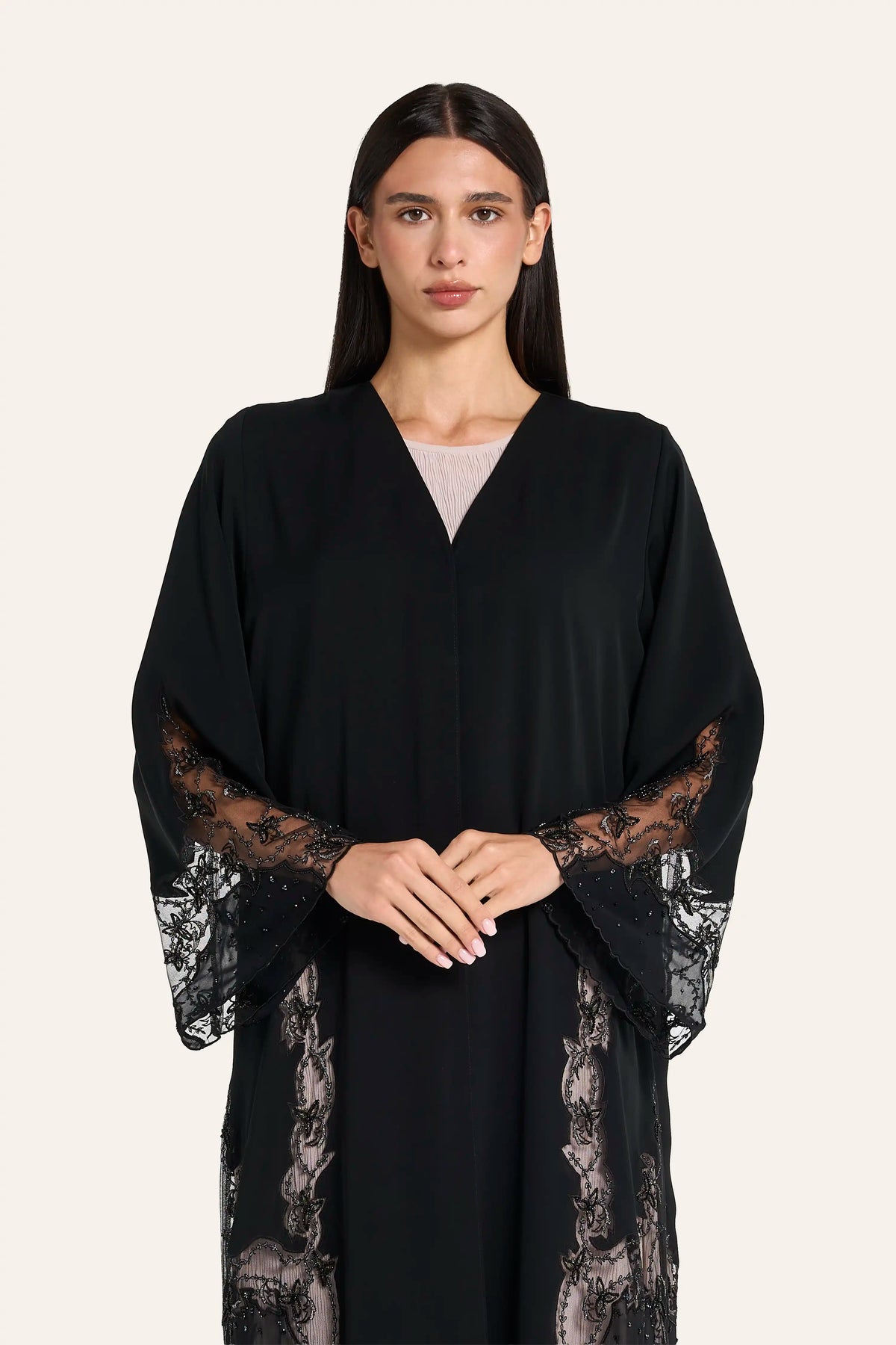 Louzan Luxury Abaya LN2644 Black – 1