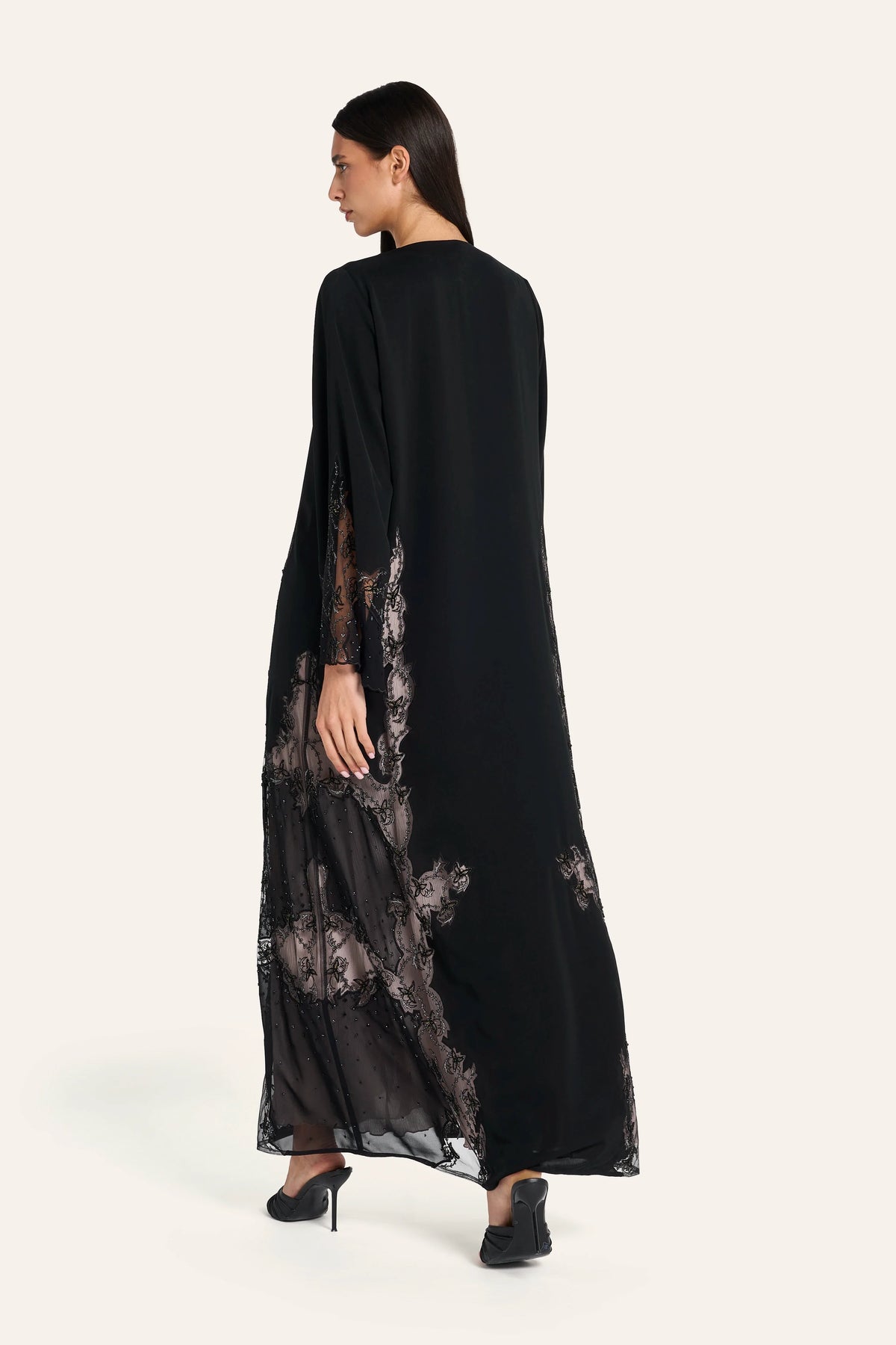 Louzan Luxury Abaya LN2644 Black – 4