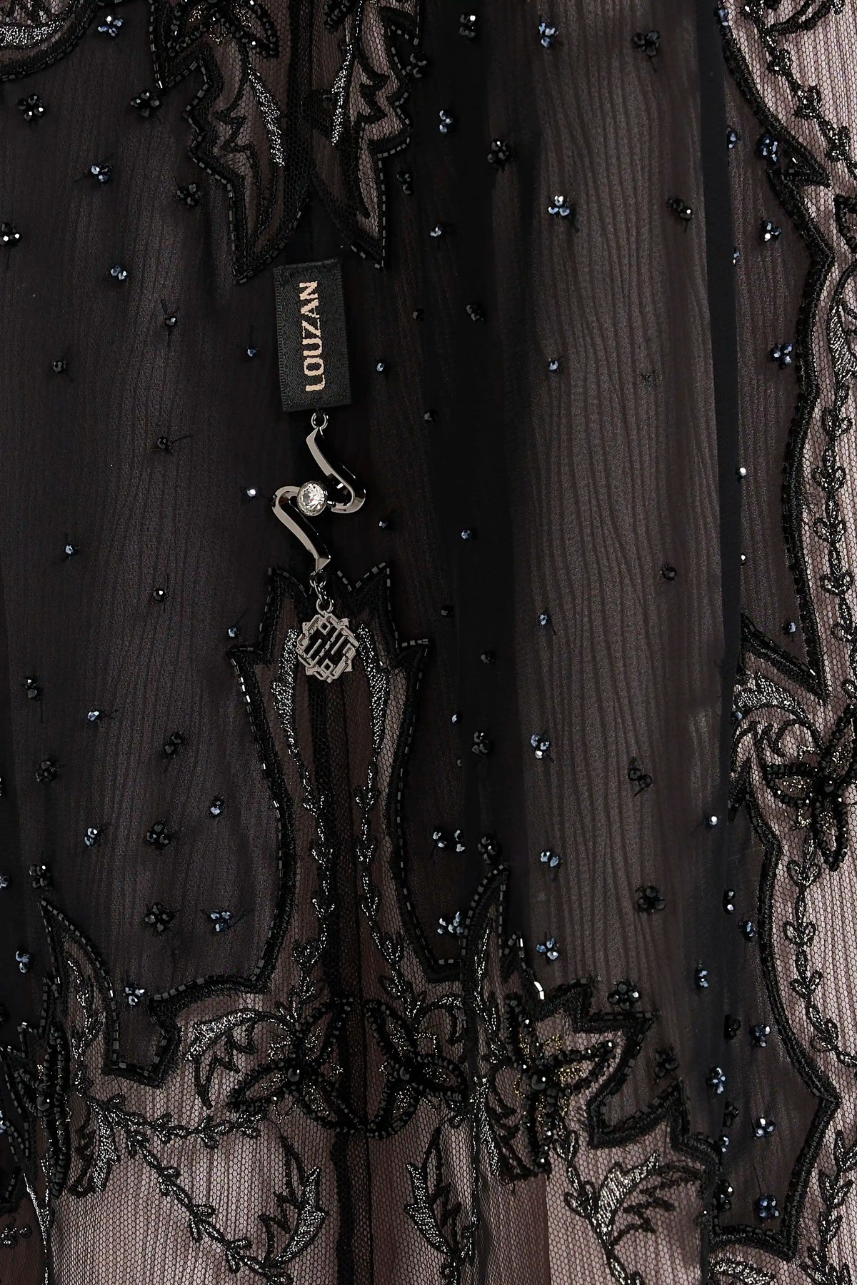 Louzan Luxury Abaya LN2644 Black – 5