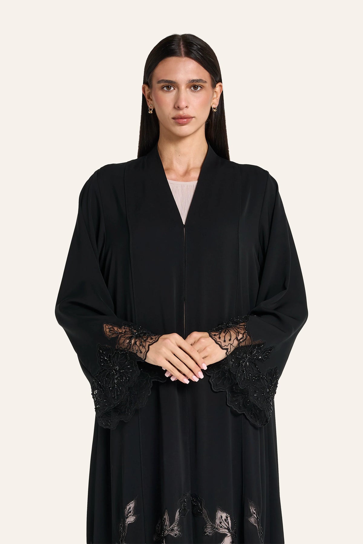 Louzan Luxury Abaya LN2647 Black – 1