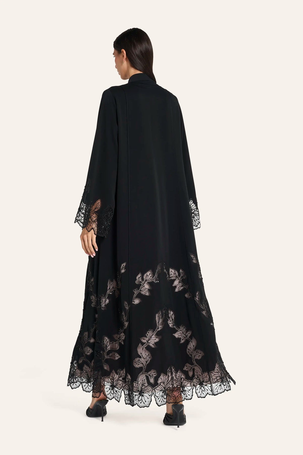 Louzan Luxury Abaya LN2647 Black – 4