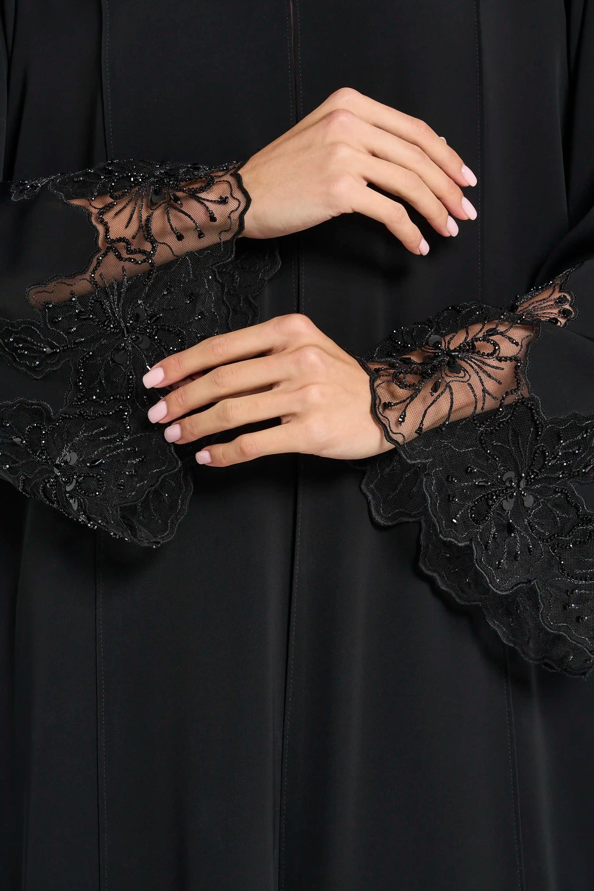 Louzan Luxury Abaya LN2647 Black – 5