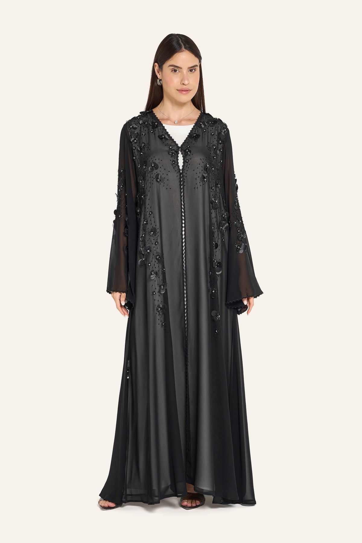 عباية زفاف لوزان LN2186