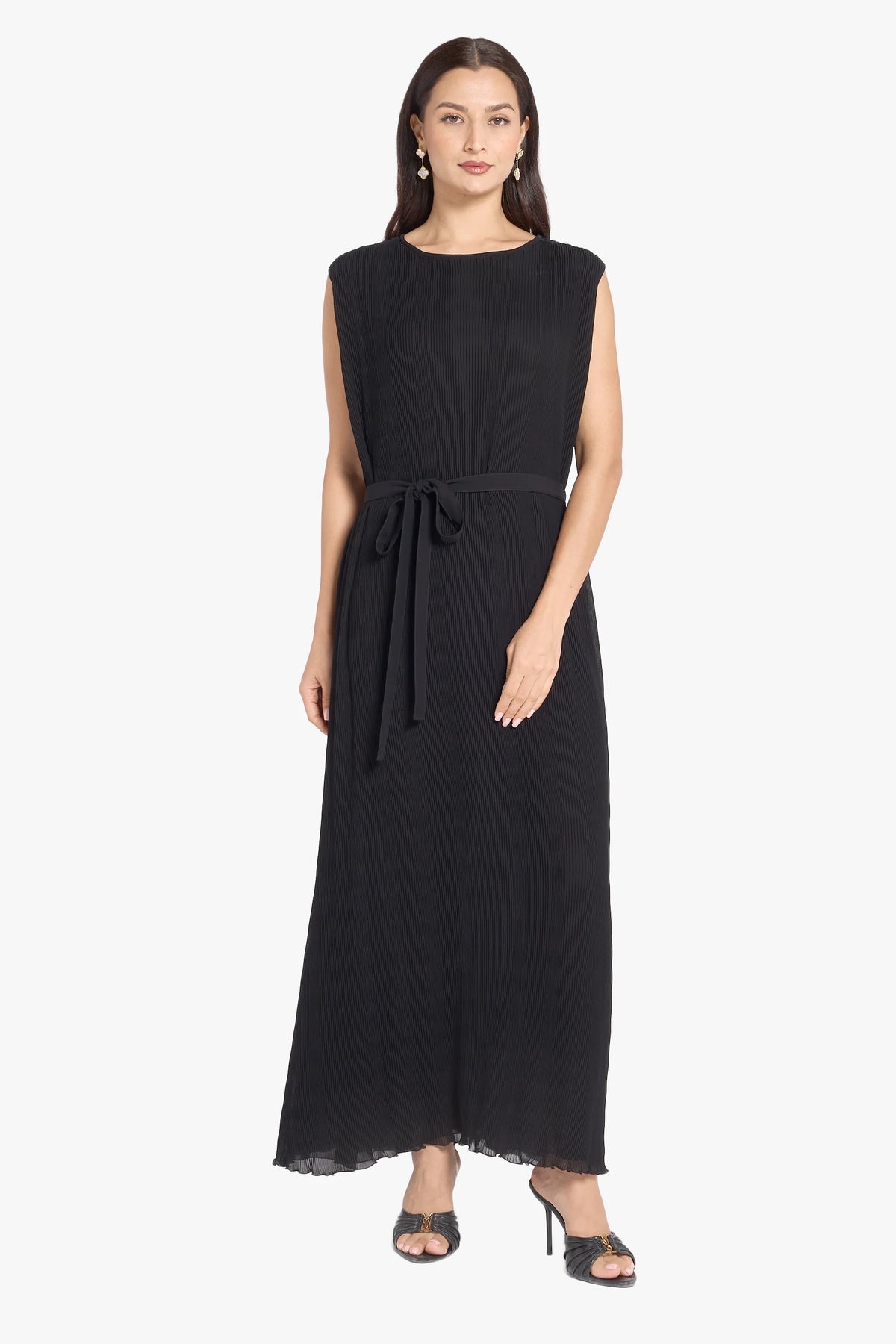 Louzan inner abaya black