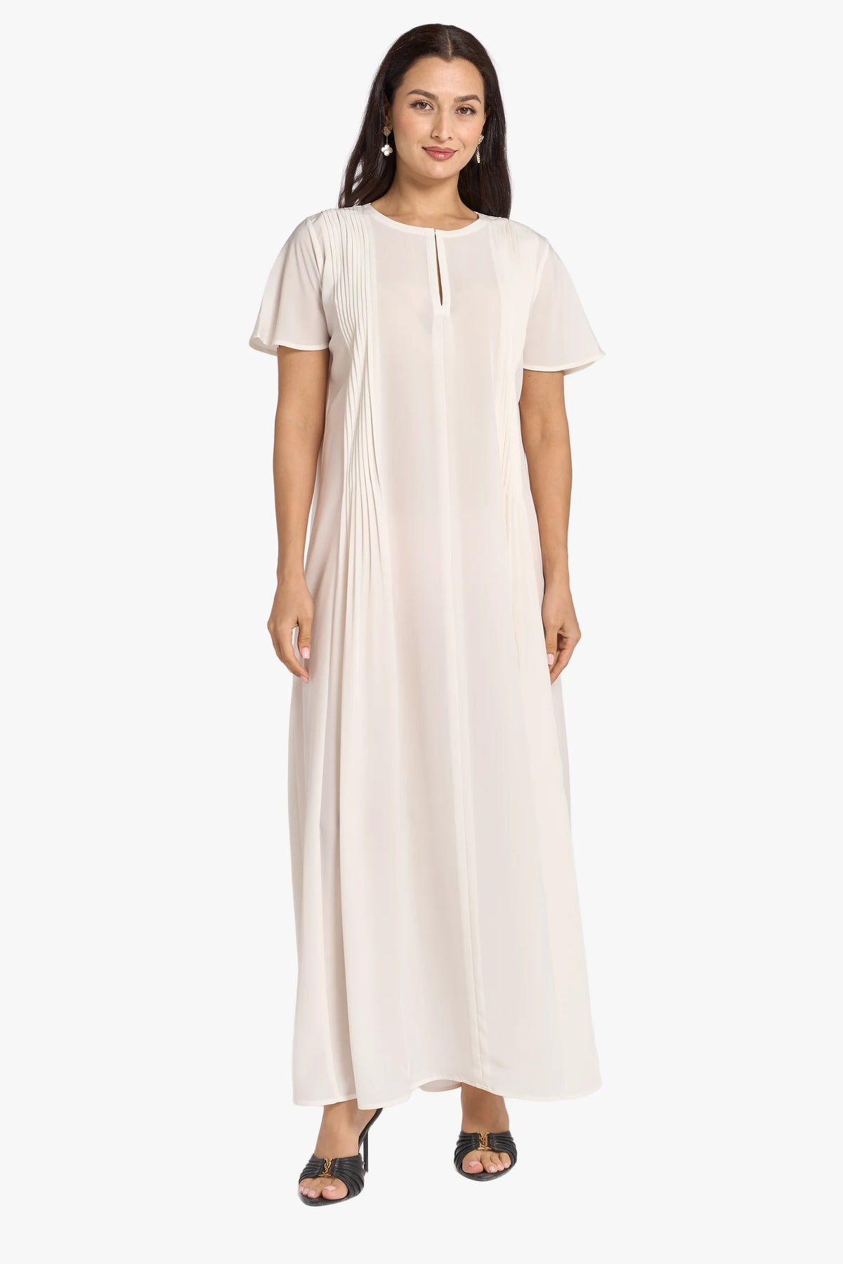 Louzan inner abaya beige