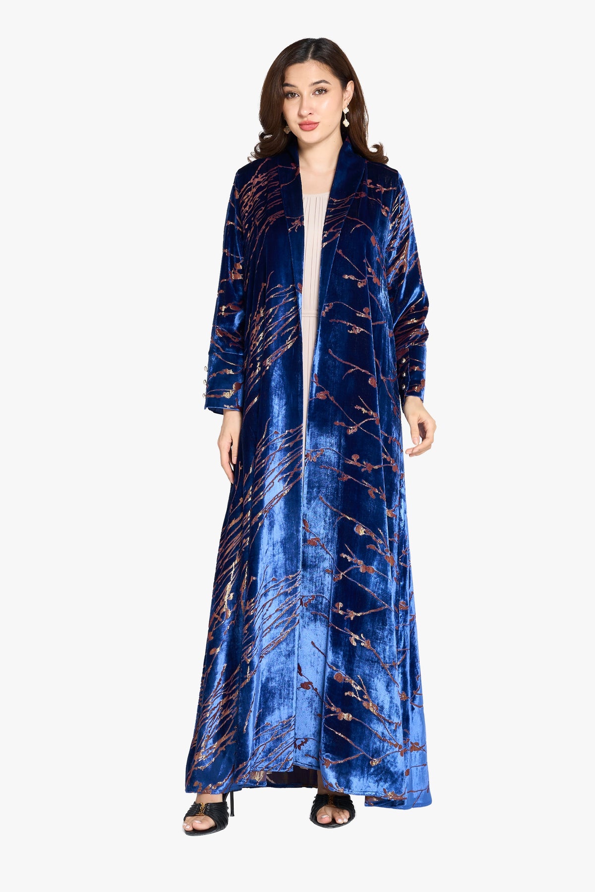 Soft pure velvet jacquard fabric DF76