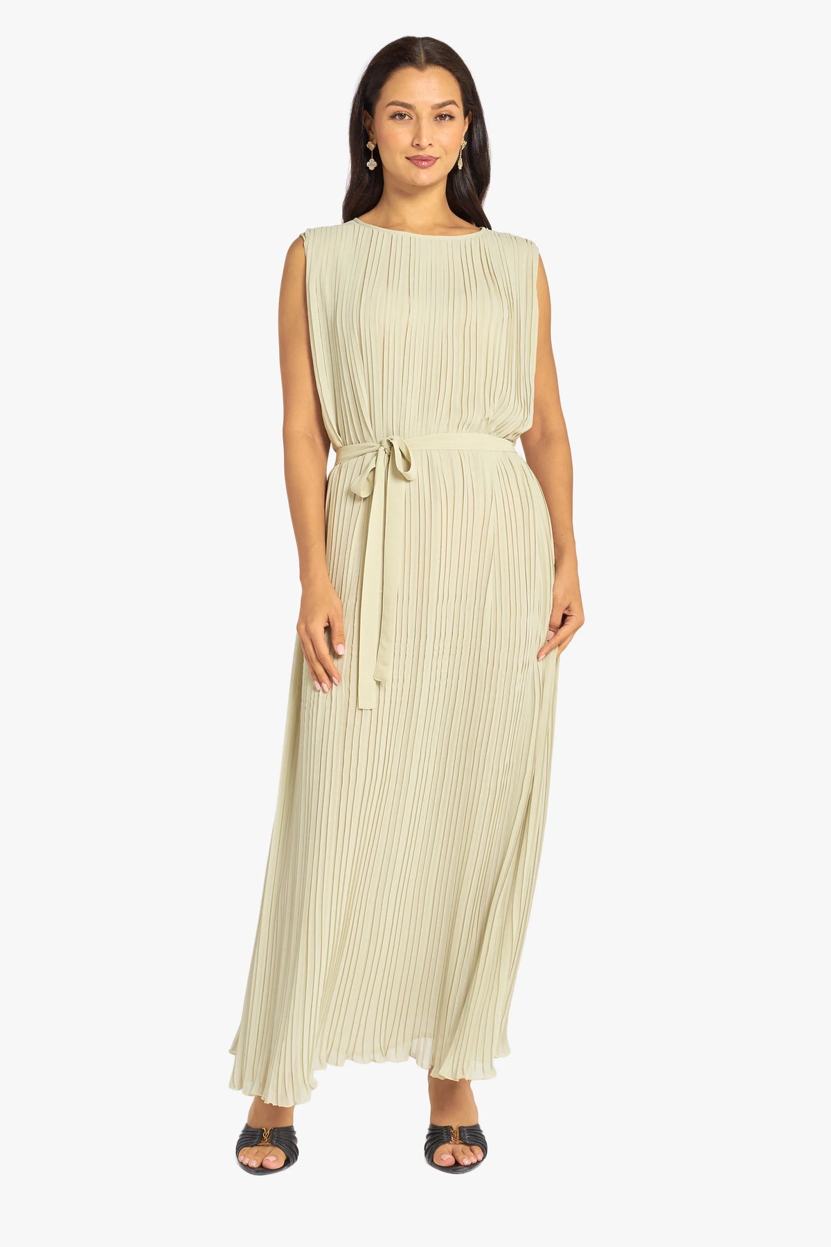 Louzan inner abaya beige