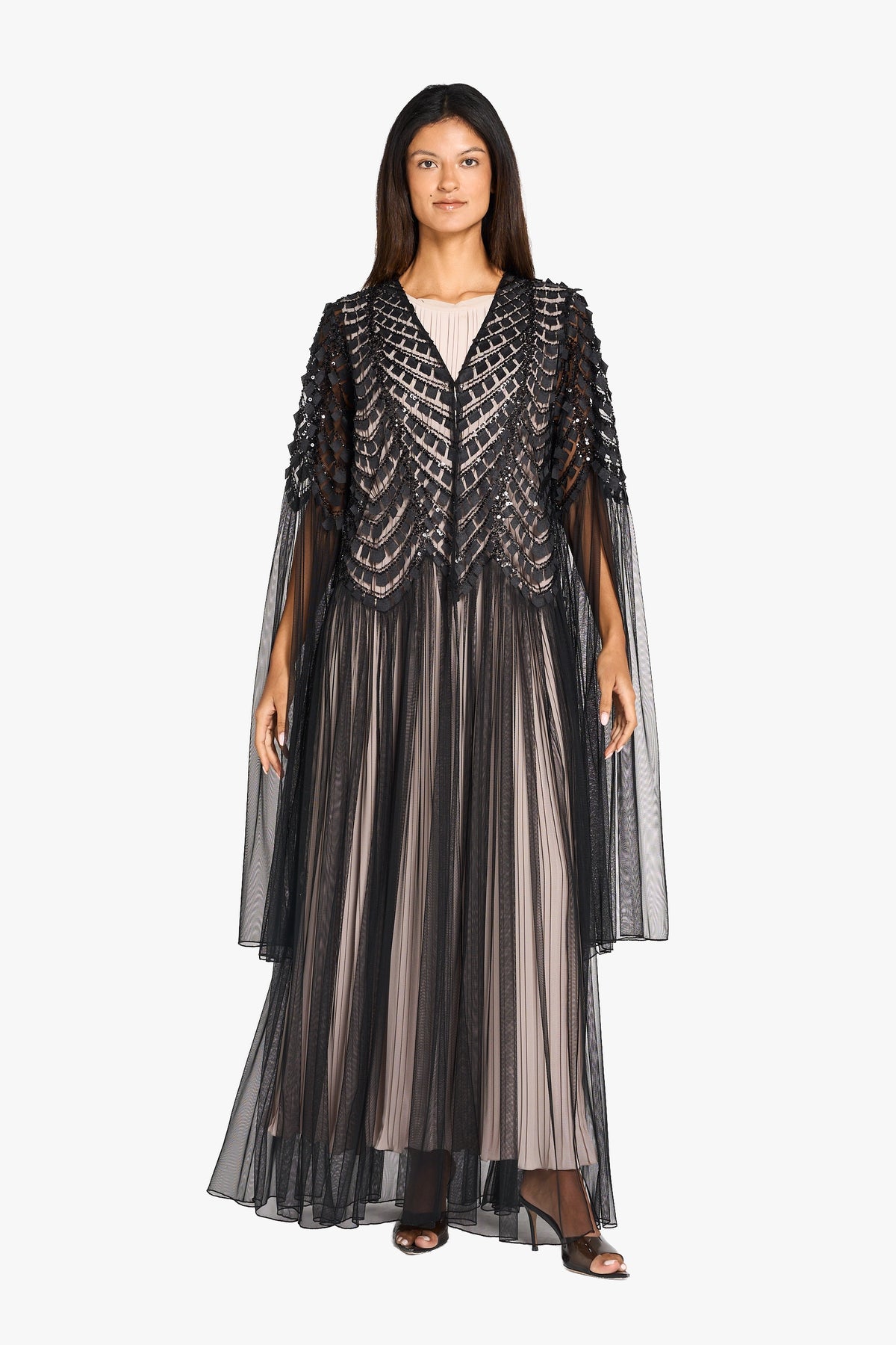 3D embroidered tulle LN2432