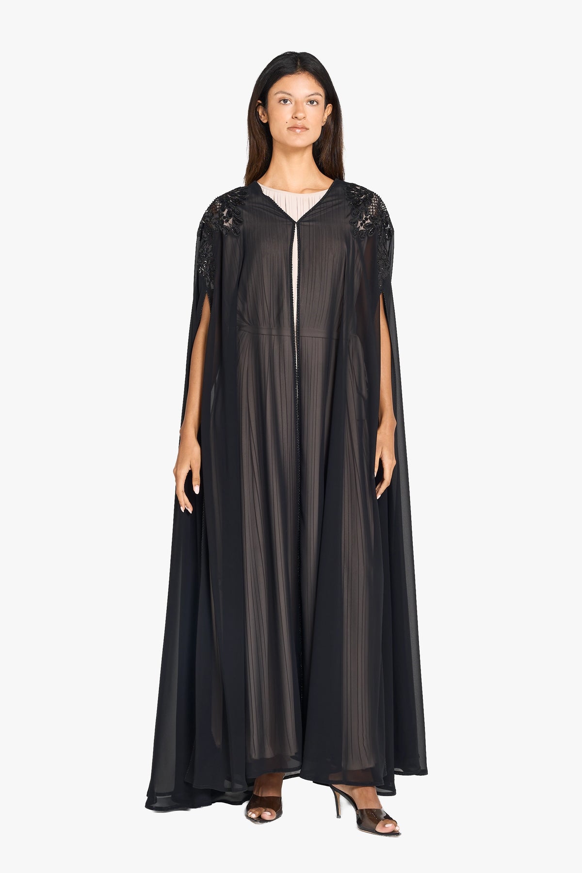CHIFFON ABAYA LN2431