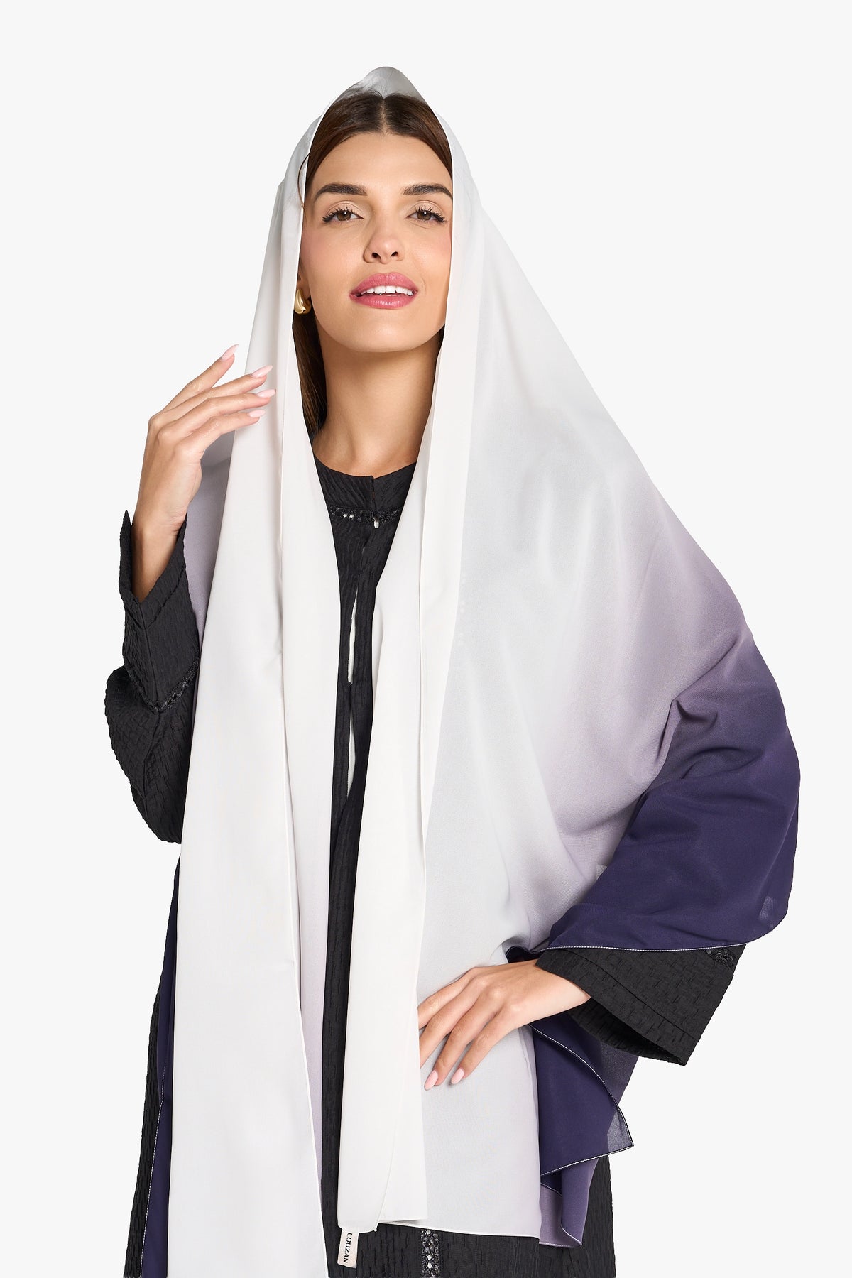 Louzan Chiffon Sheila 81 Inches - Multicolor