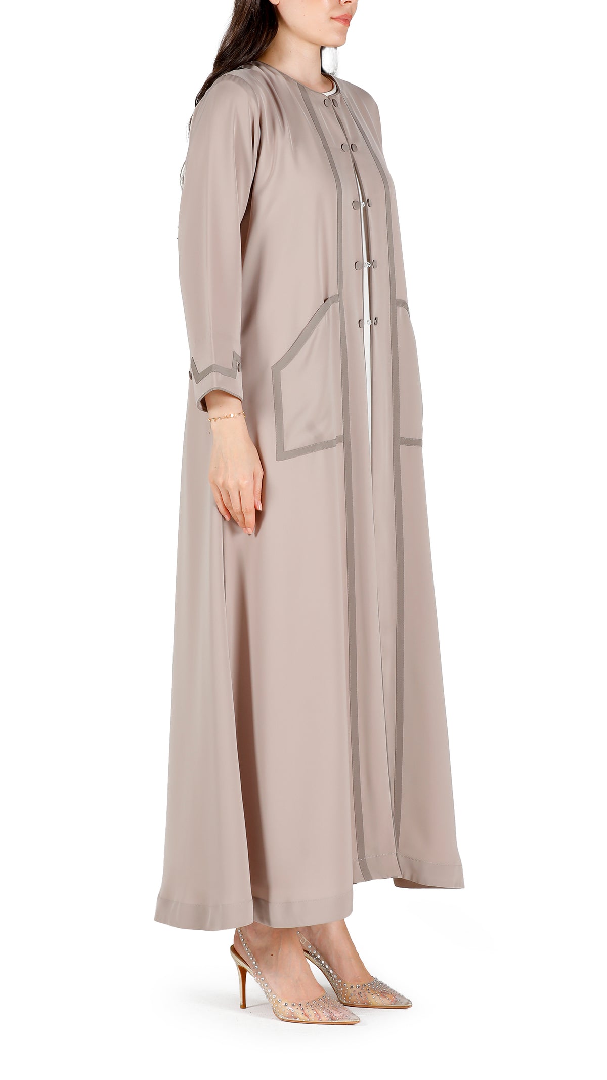 LOUZAN ABAYA ABFCASLN01197BL