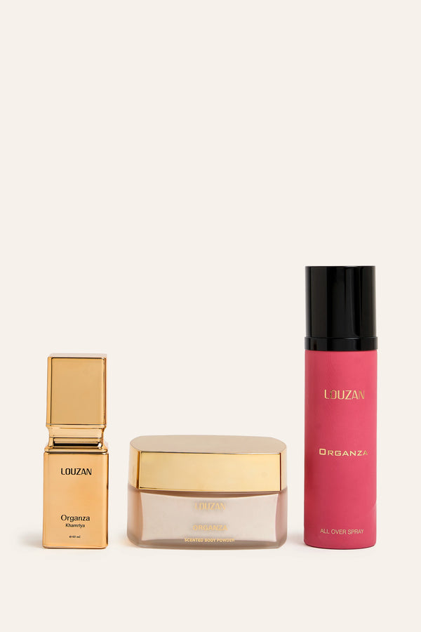 Organza Special Combo - Powder | All over Spray | Khamriya