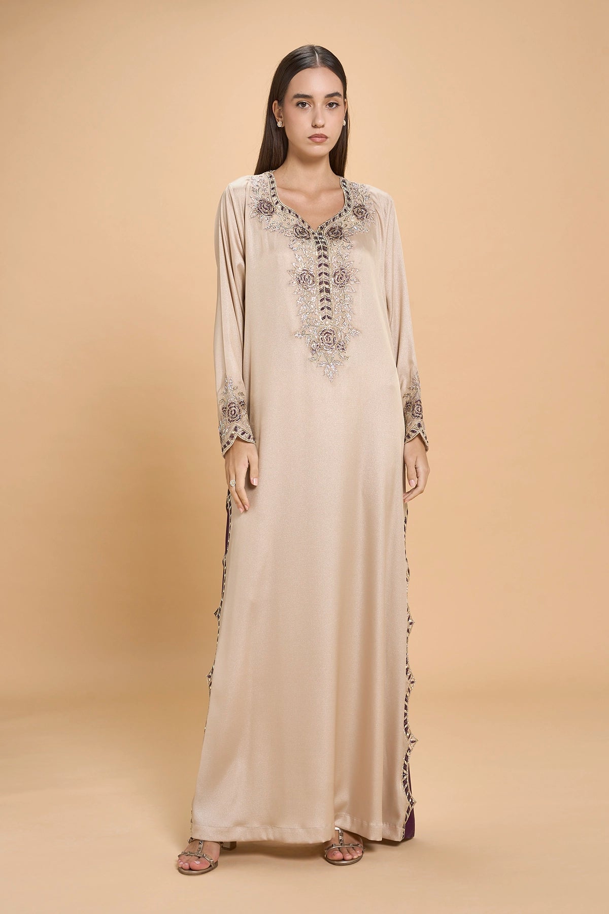 Arabic Style Mukhawar For Your Occasions -Beige