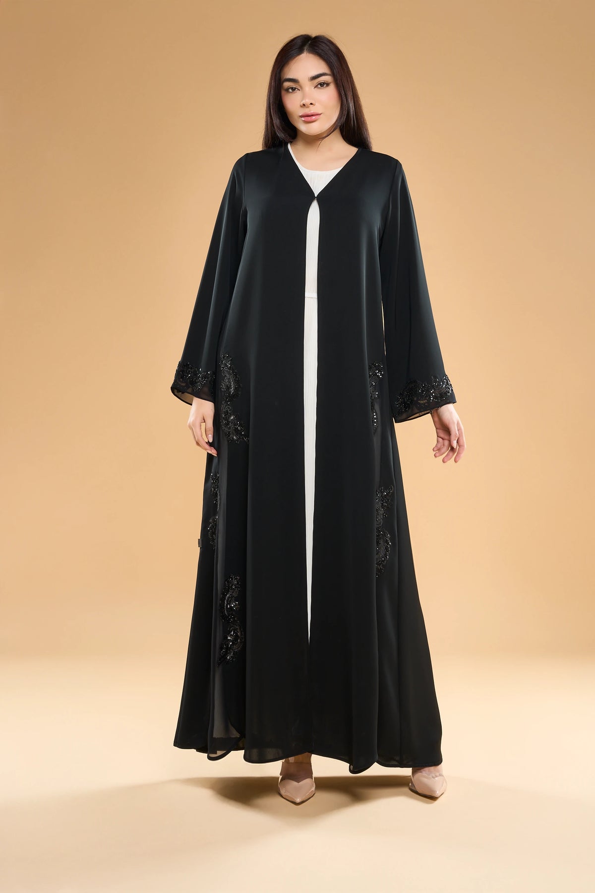 Ousha Embellished Motifs Abaya