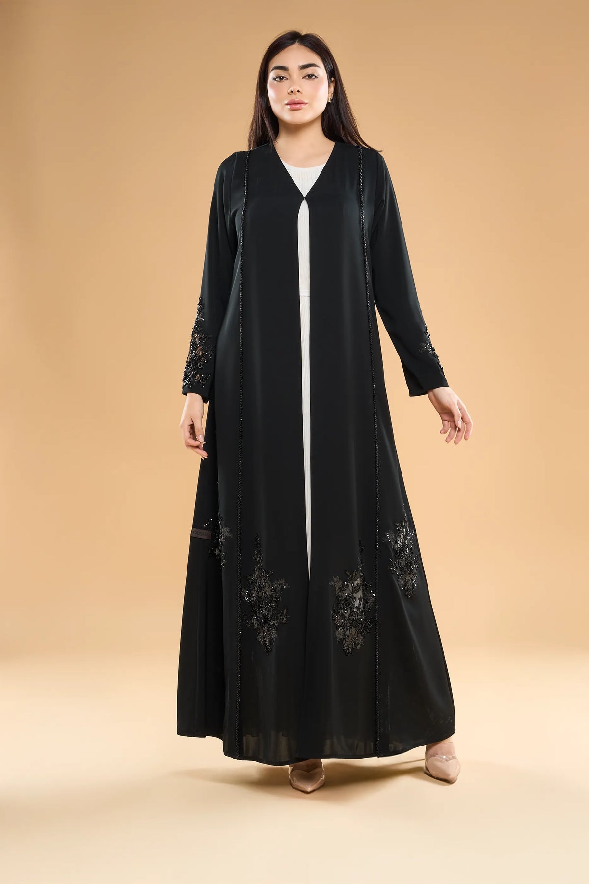 Ousha Embellished Nida Abaya