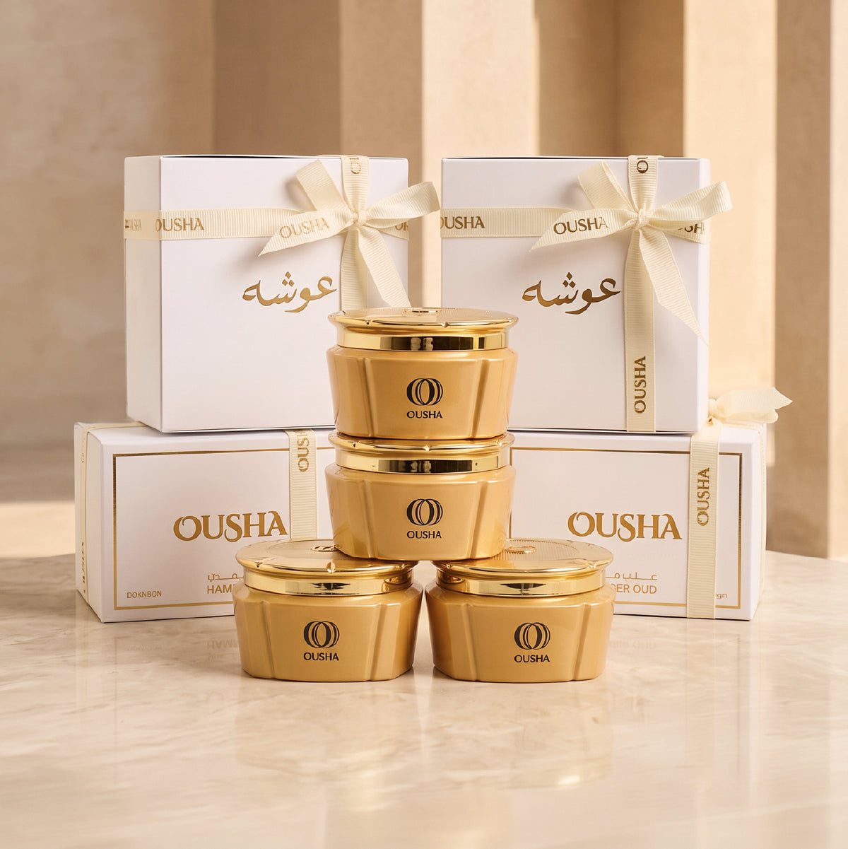 Ousha Bokhoor Collection - 4pcs